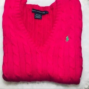 *BOGO SALE* Hot Pink Polo Ralph Lauren Sweater
